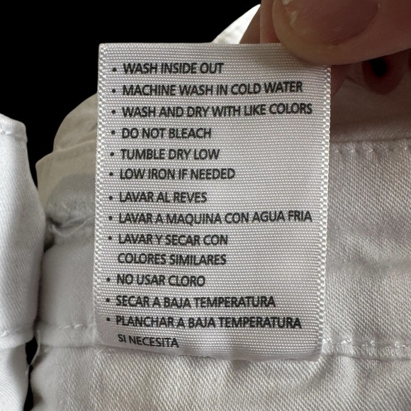 KanCan White Women's Denim Overall Shorts with No Back and Adjustable Straps - Picture 10 of 14